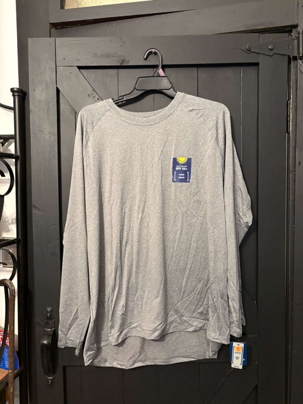 George Men's Long-Sleeve Performance Shirt - Gray